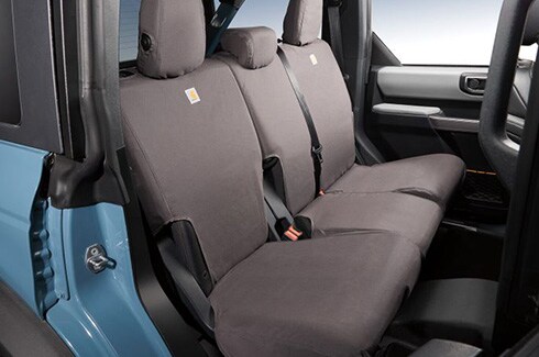 Descubre Accesorios Ford Bronco en PR, Fundas Asientos Carhartt Por Covercraft Traseras, Gris Piedra